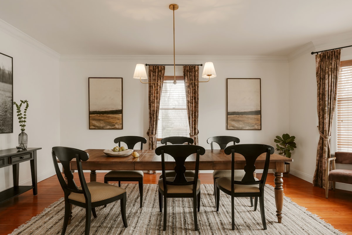 Dining Room (IG: @clay.banks) related to Dining Room Valance