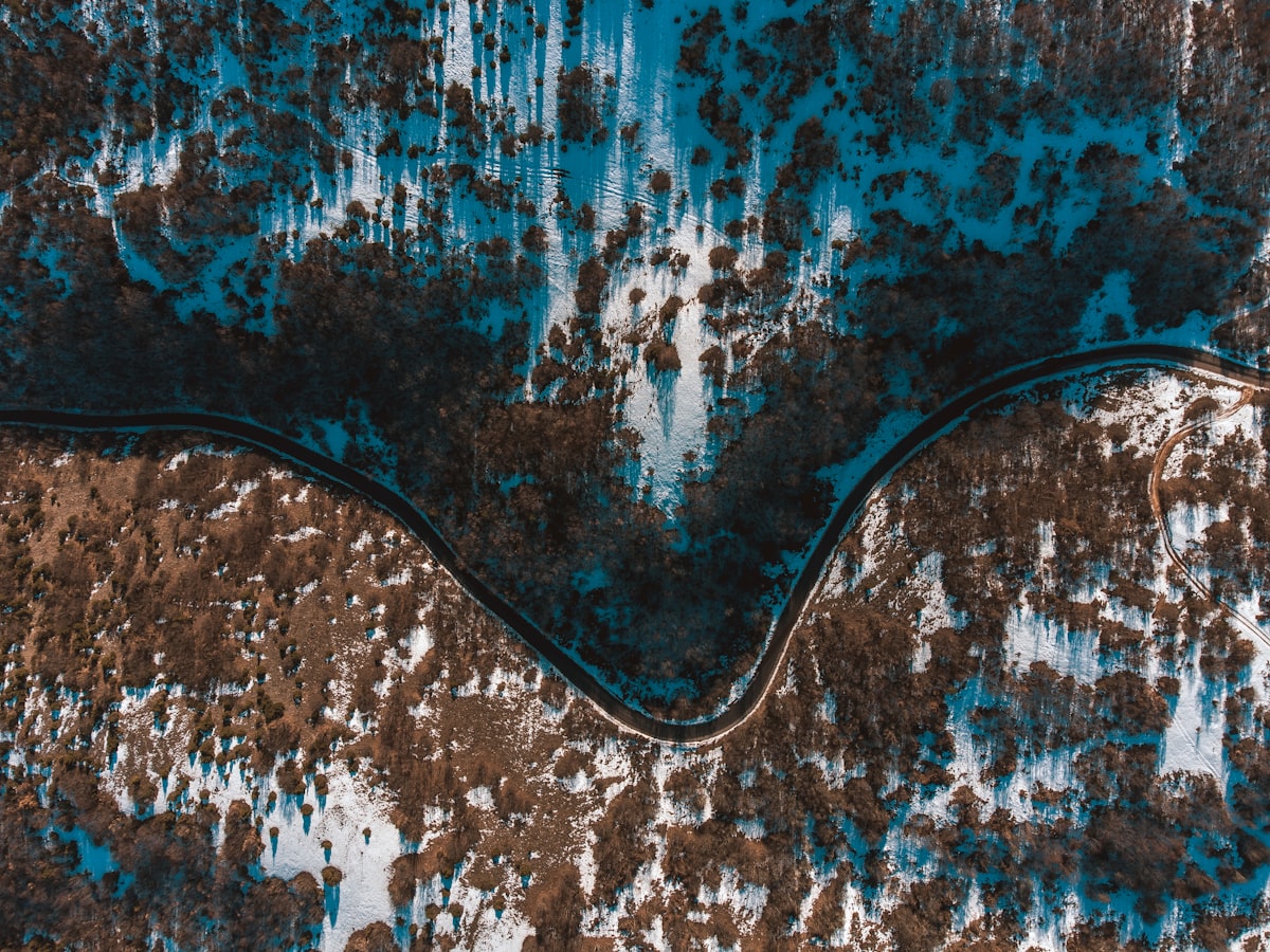 Drone shot over Kozjak, Jasen Mountain, near Skopje related to Brown and Blue Valances: Add Warmth and Elegance