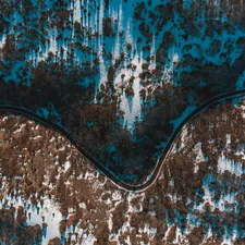 Drone shot over Kozjak, Jasen Mountain, near Skopje related to Brown and Blue Valances: Add Warmth and Elegance