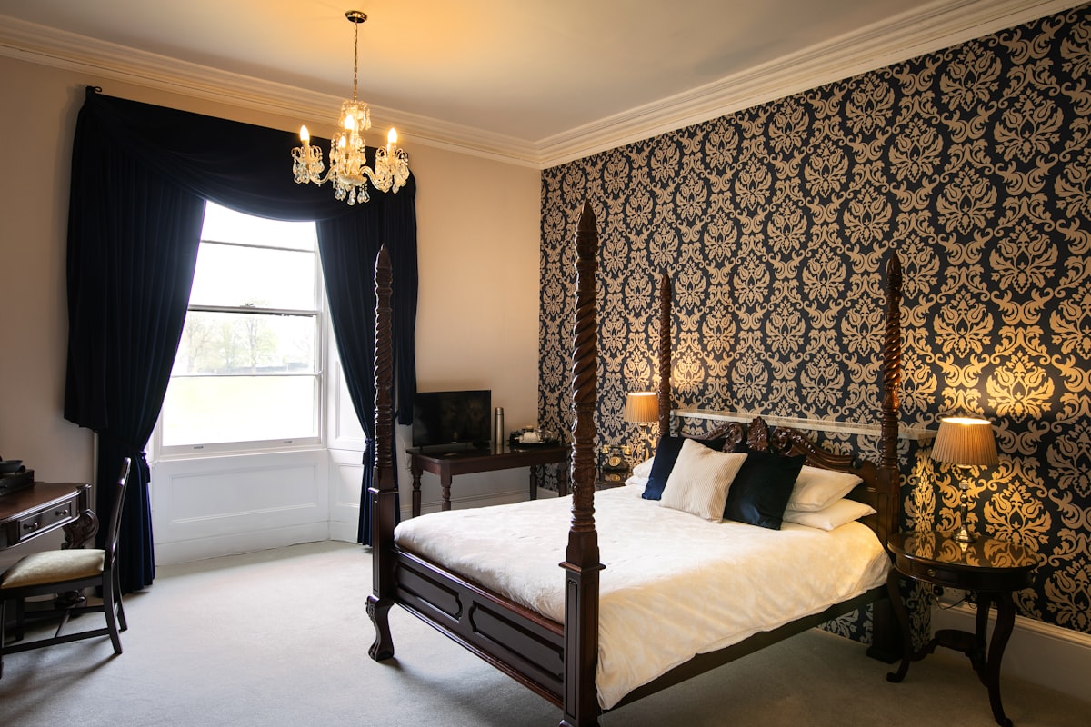 Elm Grove Country House bedroom, Pembrokeshire related to Ultimate Guide to Four Post Beds: Style and Comfort