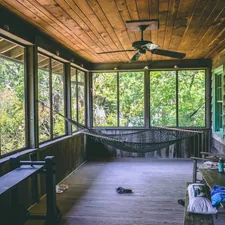 empty black hammock related to The Ultimate Relaxation Spot: Hanging Porch Beds 101