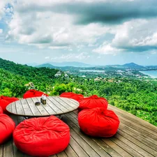 Great view over the jungle and Chaweng. related to The Ultimate Guide to Bean Bag Beds
