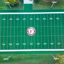 green and white football field related to Revamp Your Bedroom with the Best Alabama Bed Sets