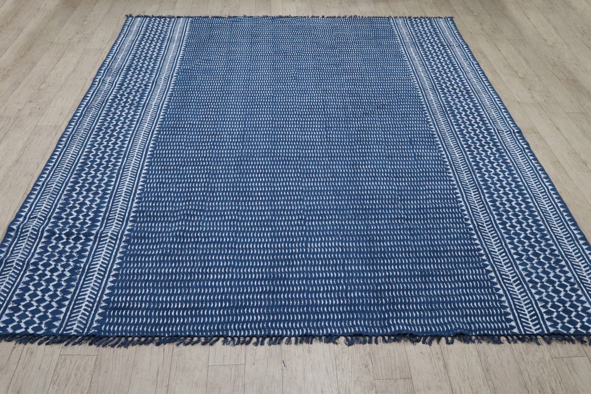 Handmade cotton blue area rug with traditional Dabu print. Washable, durable, and eco-friendly. Perfect for modern kitchens, living rooms, or hallways. Adds bohemian charm and comfort in 5x8, 8x10, 3x15 ft. Shop Now:- https://www.etsy.com/listing/4300890012/cotton-blue-area-rug-home-decor-cotton related to Welcome Home: The Ultimate Guide to Choosing the Perfect Rugs for Your Entryway