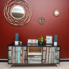 Home interior decor related to The Grandeur of Antique Sideboards with Mirrors: A Journey Through Time
