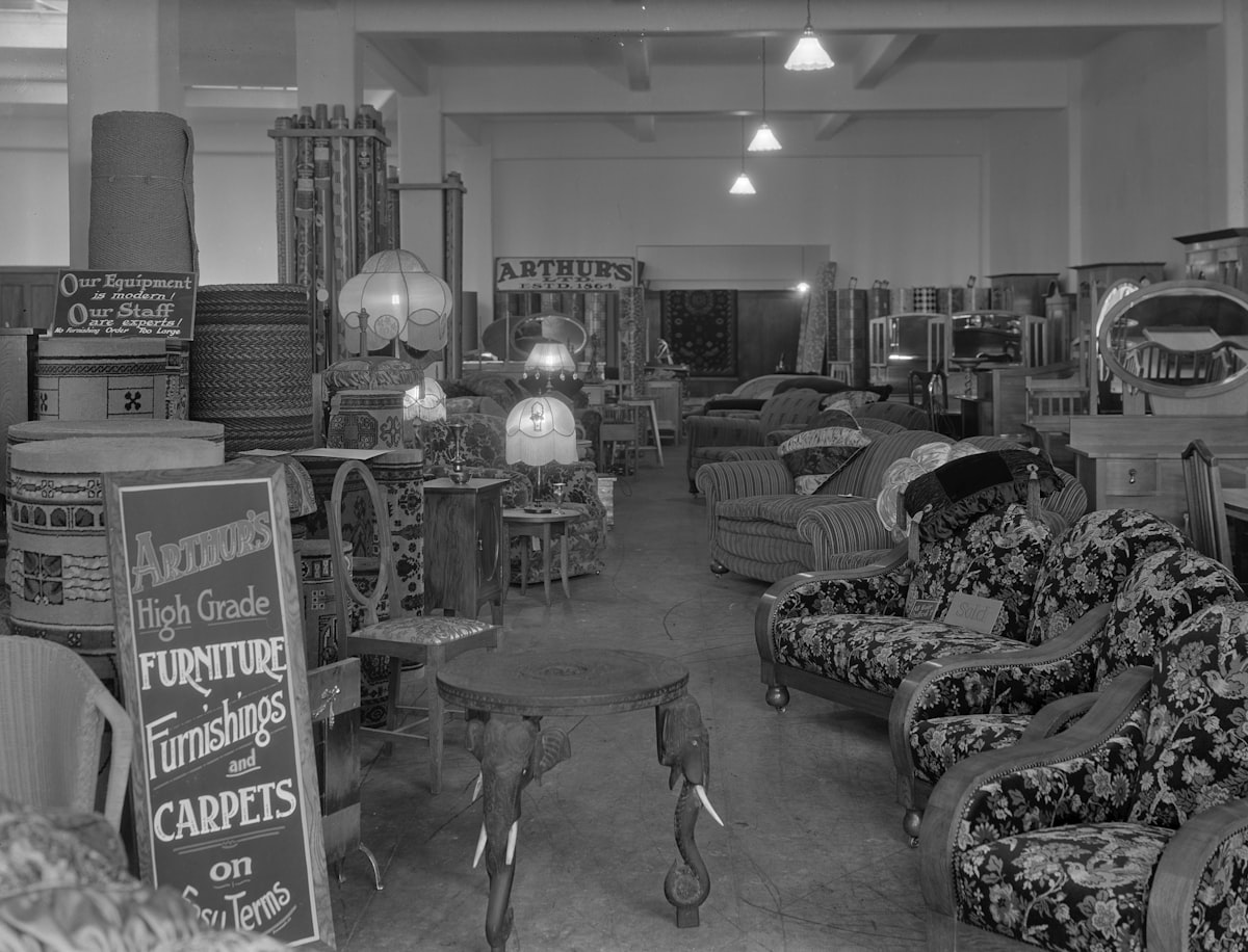 https://collections.tepapa.govt.nz/object/125801 Arthur's Furniture Warehouse, Devon Street, New Plymouth, circa 1930, by William Oakley. F B Butler/Crown Studios Collection. Gift of Frederick B Butler, 1971. Te Papa (C.003271) related to American Furniture Warehouse Bunk Beds: Comfort and Style for Your Home