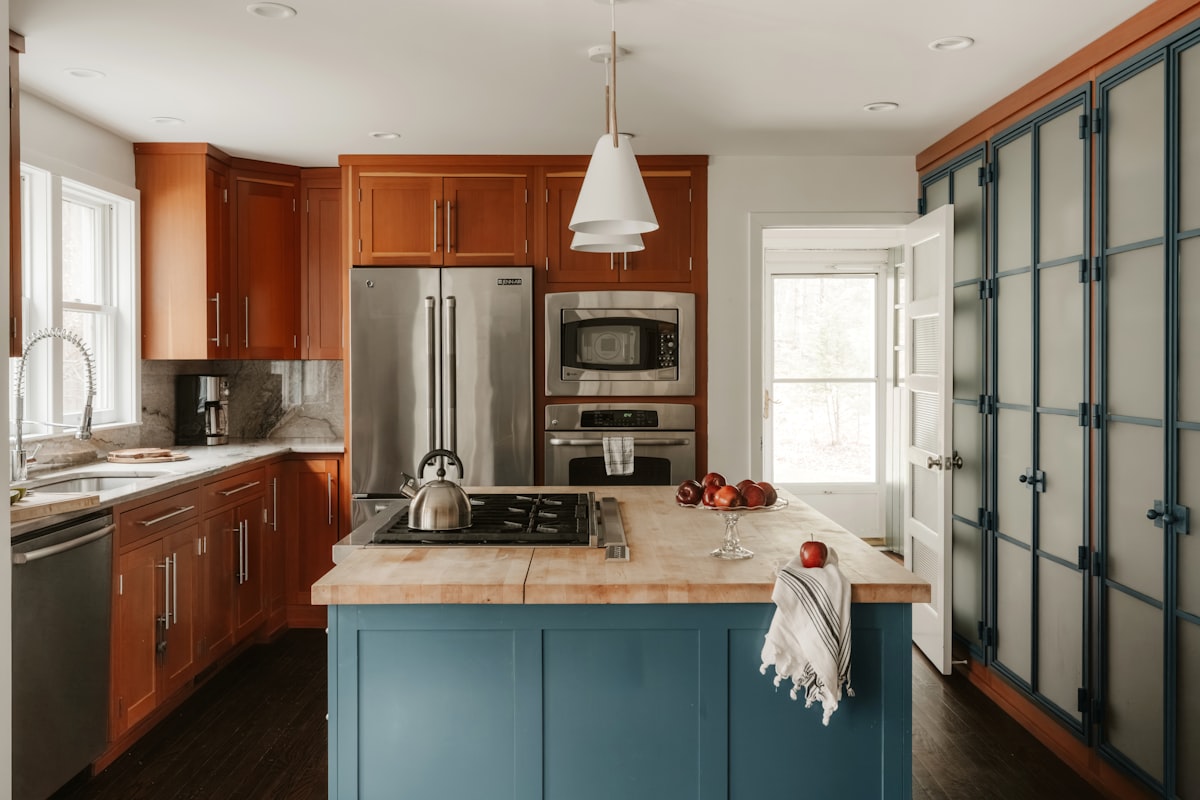 Kitchen (IG: @clay.banks) related to Discover the Ultimate Getaway at Block Island Bed and Breakfast