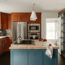 Kitchen (IG: @clay.banks) related to Discover the Ultimate Getaway at Block Island Bed and Breakfast