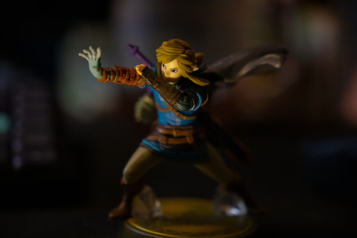 Link from legend of zelda in a fighting pose. related to Explore the Enchantment of Zelda Bedding