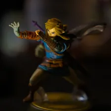 Link from legend of zelda in a fighting pose. related to Explore the Enchantment of Zelda Bedding