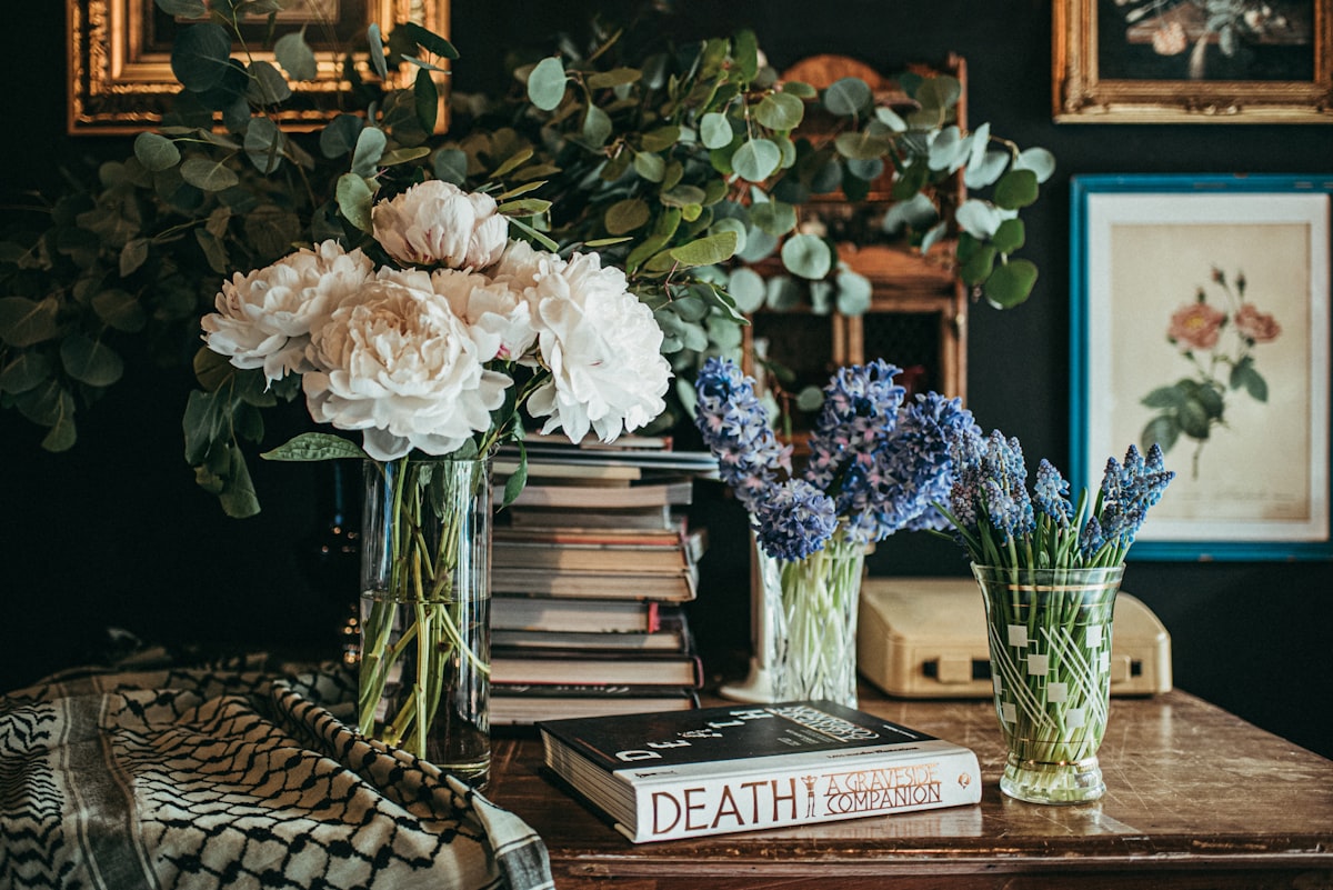 Many Flower book and frame in the room related to Unveiling the Beauty of Pate Meadows Valances: A Guide to Elevating Your Home Decor
