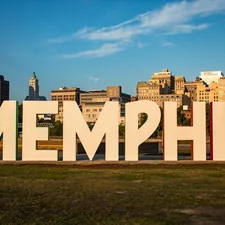Memphis block letters at the Mud Island River Park. related to Discover the Best of Bed Bath & Beyond in Memphis
