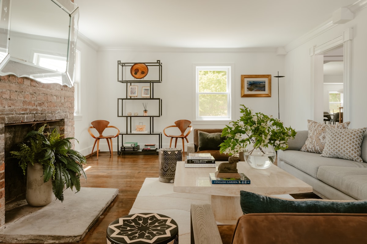 Modern living room (IG: @clay.banks) related to Maximize Your Space with the Perfect Overstock Bed Frames