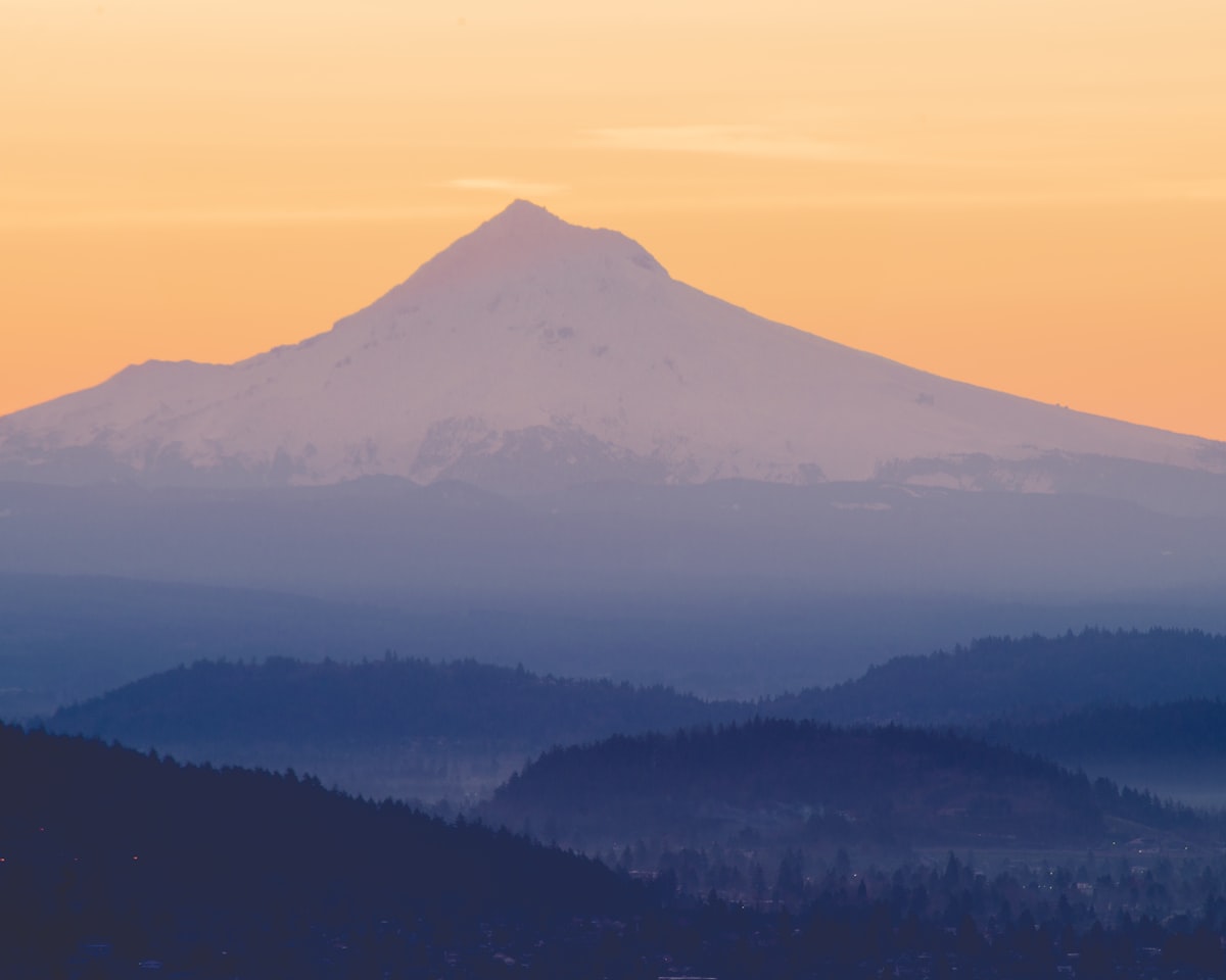 Mt. Hood at Sunrise! visit www.blankphotographypnw.net for more related to Experience the Majesty of Mt Hood at Our Cozy Bed and Breakfast