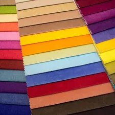 multi colored striped textile on brown wooden table related to The Ultimate Guide to Faux Suede Valances