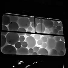 Multiple balloons lighten with some background light inside the tram related to Balloon Window Valance: A Comprehensive Guide