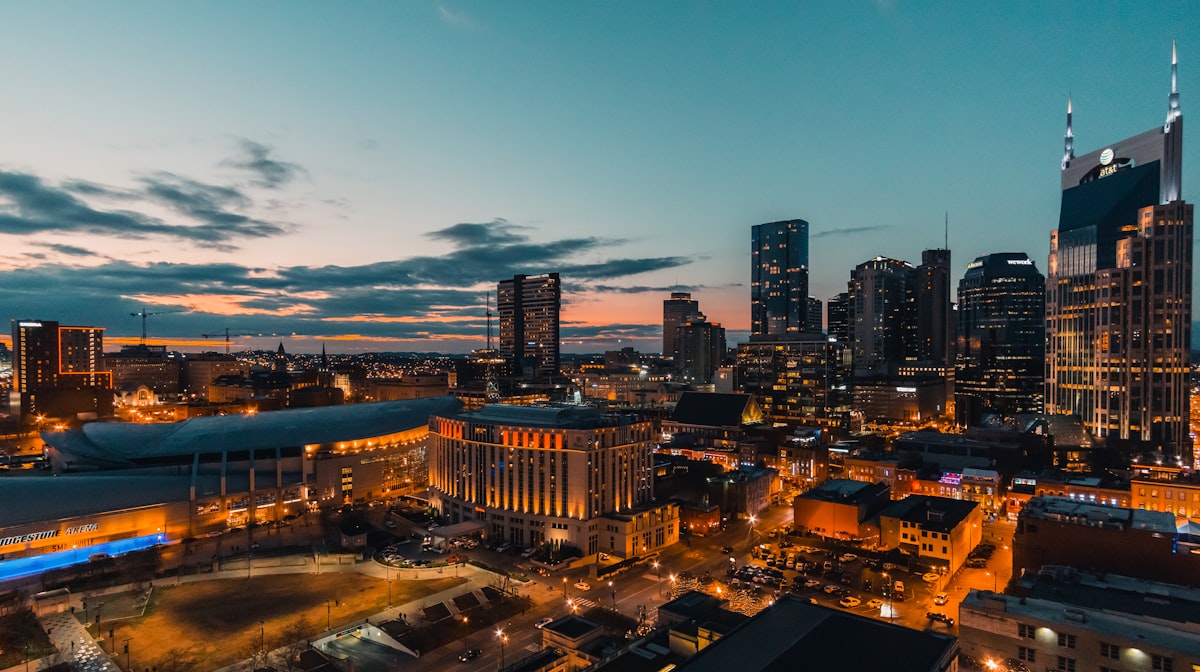 Nashville Skyline related to Charming Stays in the Heart of Nashville: Your Perfect Downtown Bed & Breakfast Guide