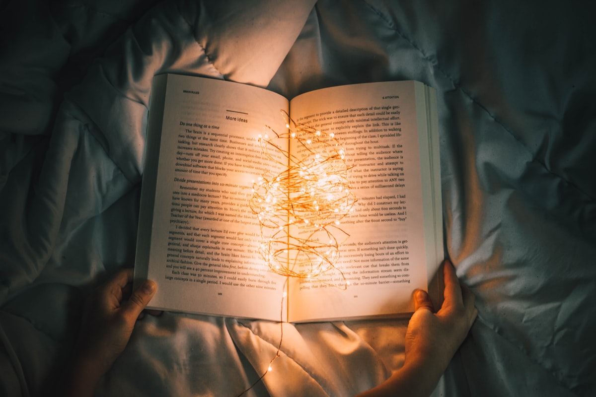 Now I can read in the dark. related to The Cozy Ritual: Embracing the Joy of Reading in Bed