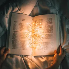 Now I can read in the dark. related to The Cozy Ritual: Embracing the Joy of Reading in Bed