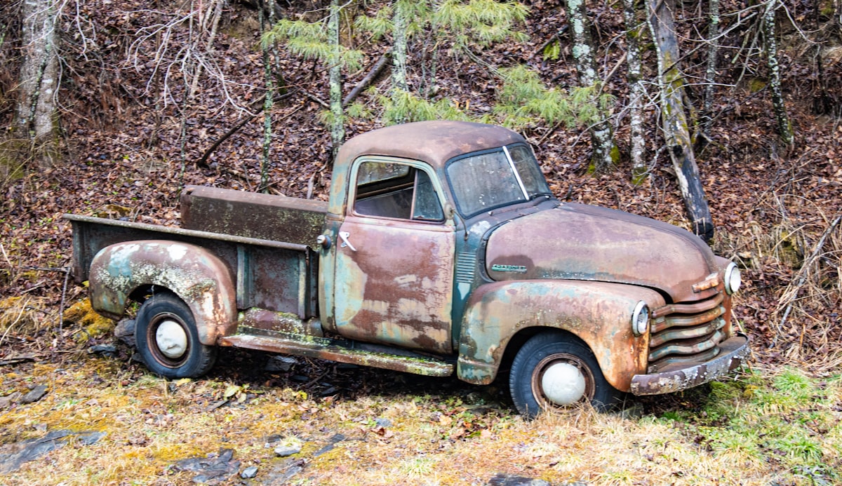 Old Chevy truck abandoned on a mountain in North Carolina related to 1973-1987 Chevy Truck Bed Options: Finding the Perfect Fit