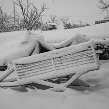 Overnight Snow left todays ride on the Ski mobile looking a bit cold.
 related to Choosing the Perfect Sleigh Bed Crib for Your Nursery