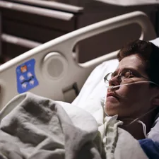 Patient recovering from surgery. related to Decoding the Desire: Cancer Man's Guide to Intimacy