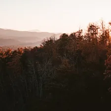 Perfect Appalachian sunset. related to Nestled Amongst Peaks: Experience Serenity at Smoky Mountain Bed and Breakfast