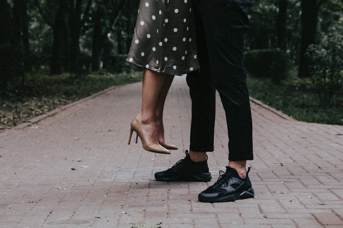 person in black and white polka dot dress related to Stay Up to Date with Trend-Savvy Insights