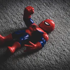 red and blue spider man action figure related to Swing into Fun with Spiderman Toddler Beds!