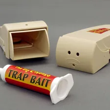 red and white Trap Bait container related to Effective Bed Bug Traps for Home Use