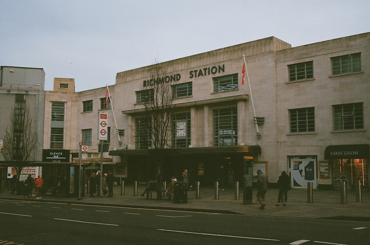 Richmond station building with people outside related to Savvy Shopping at Bed Bath & Beyond Richmond: A Treasure Trove of Home Goods