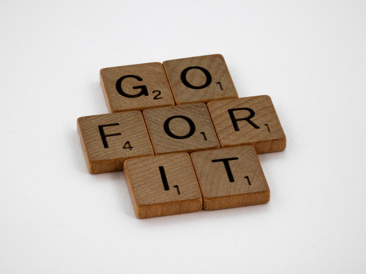 scrabble, scrabble pieces, lettering, letters, wood, scrabble tiles, white background, words, quote, letters, type, typography, design, layout, focus, bokeh, blur, photography, images, image, stop making excuses, excuses, procrastination, just do it, get started, commitment, plan, discipline, work, hard work, exercise, diet,  related to Maximizing Space: Tips and Tricks for Entryway Closet Doors
