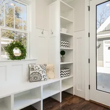 Shot on location for custom builder. related to 10 Clever Entryway Shoe Storage Solutions