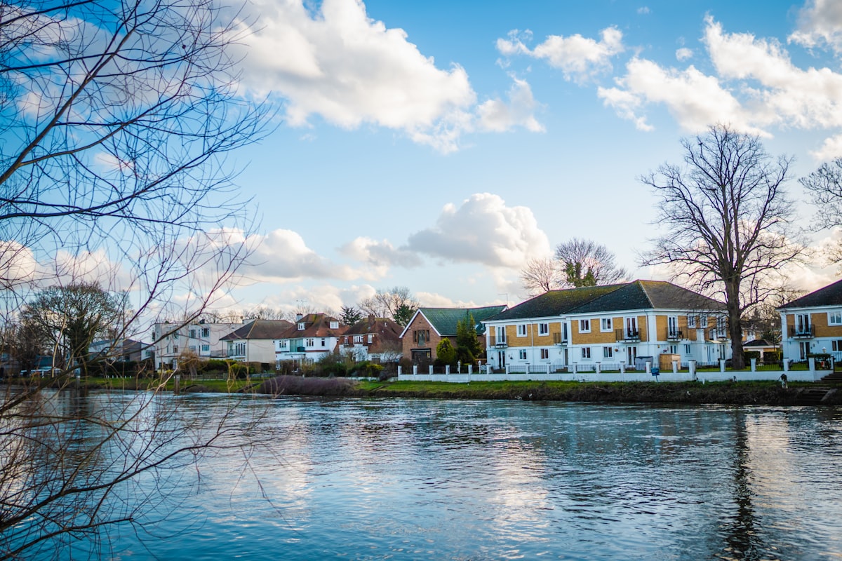Staines-upon-Thames is a town on the left bank of the River Thames in Surrey, England, in the borough of Spelthorne. At or near the Roman settlement of Pontibus, it became Stanes and then Staines related to Escape to Tranquility: A Riverside Bed and Breakfast Experience