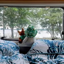 Teddy Bears Camping in the banks of Loch Lomond related to Ultimate Guide to POR-15 Bed Liner