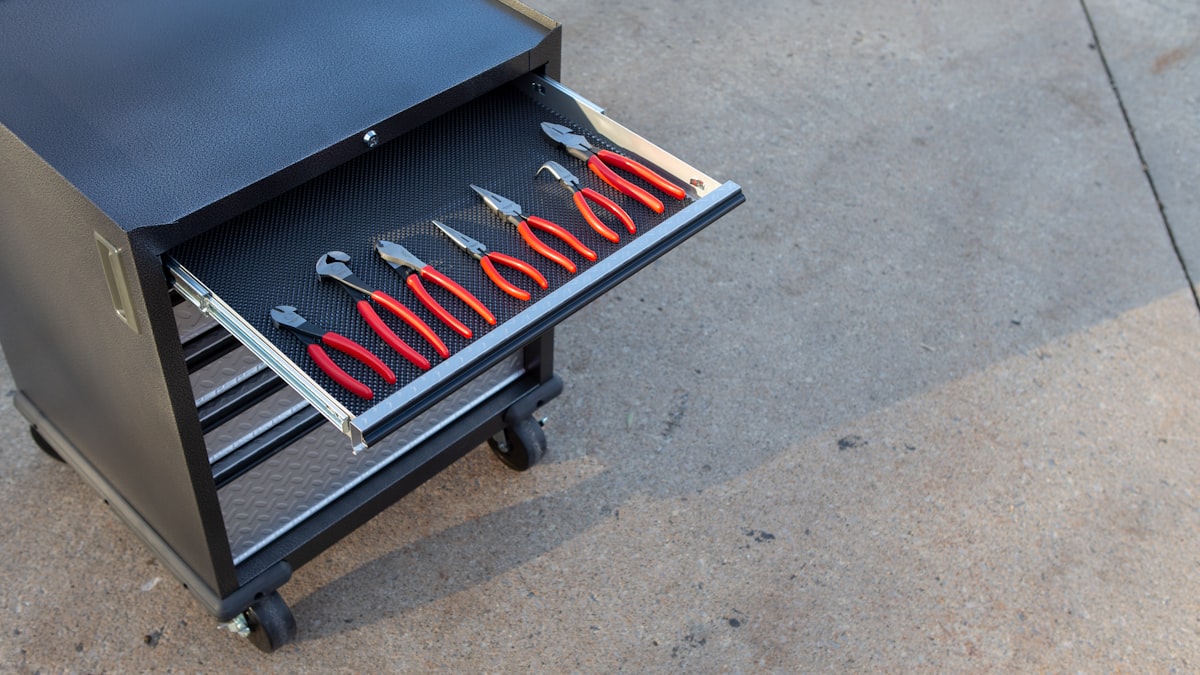 Tekton Pliers related to Slide Out Tool Box for Pickup Bed