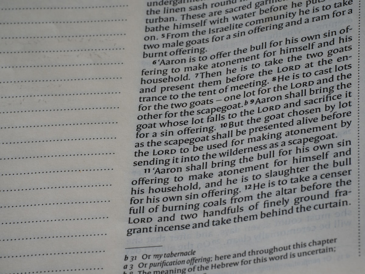 The Book of Leviticus related to The Ultimate Guide to Naturally Lasting Longer in Bed for Men