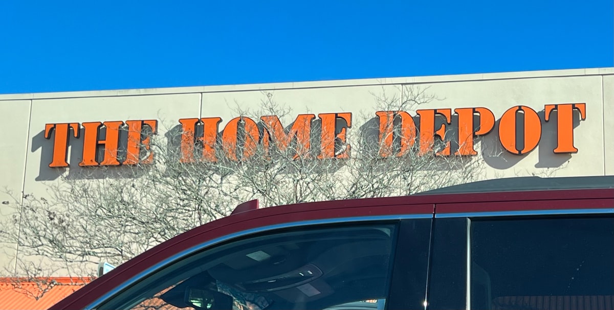 The Home Depot Sign. related to Home Depot Curtains & Valances