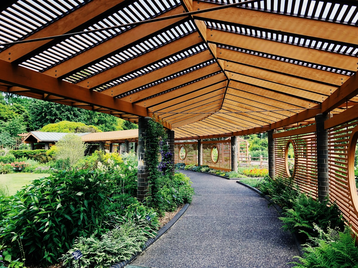 This was taken at the Missouri Botanical Gardens in Saint Louis, Missouri, one of my favorite spots to visit on a sunny afternoon. This particular spot is nestled in the Kemper Home Gardening Center, one of many facilities filled with botany and life. This photo makes me feel as though I’m lost in nothing more than a botanical wonderland. related to Elevate Your Home's Curb Appeal with These Stunning Entryway Roof Designs