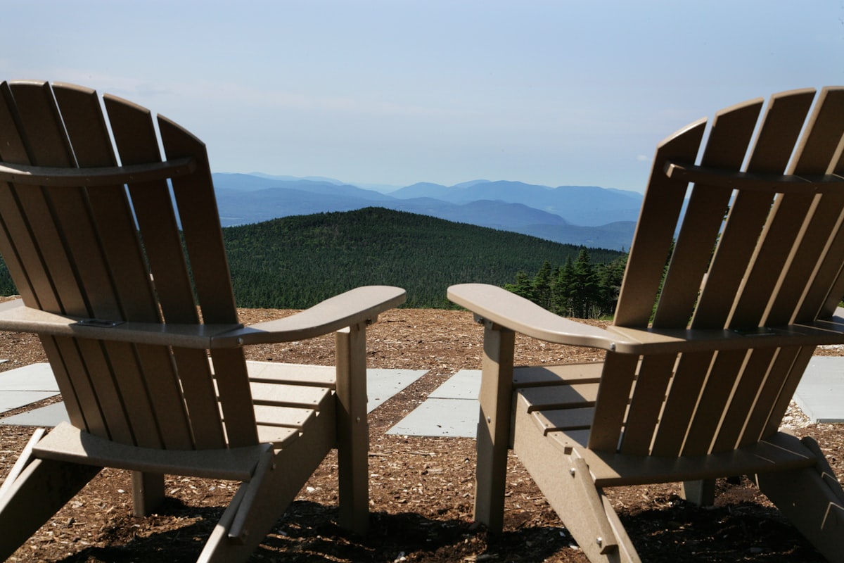 Two chairs overlook a mountain view. related to Snooze and Ski: A Guide to the Best Bed and Breakfasts in Killington, VT