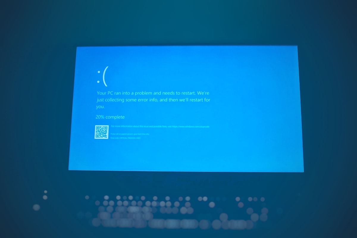 Windows Blue Screen of Death on Laptop related to Updating Your Windows: The Enchanting World of Sears Curtains and Valances