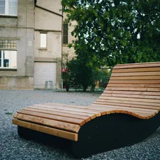 Wooden deck chair related to Experience Bliss with a Chaise Lounge Bed