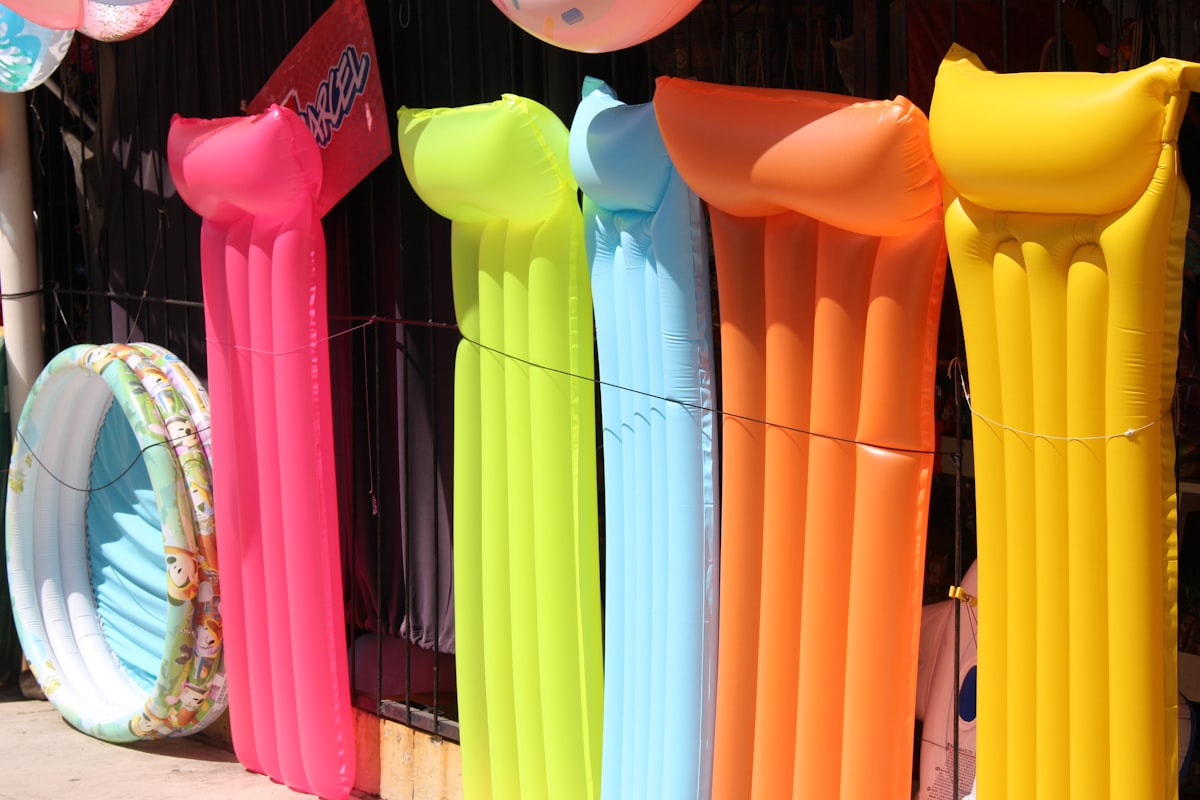 yellow blue and pink balloons related to The Best Inflatable Beds at Walmart: Comfort and Convenience for Every Occasion
