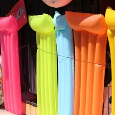 yellow blue and pink balloons related to The Best Inflatable Beds at Walmart: Comfort and Convenience for Every Occasion